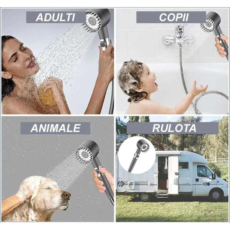 Cap de Dus Multifunctional cu Functie de Masaj